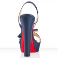 Christian Louboutin Disconoeud 140mm Sandals Navy