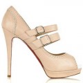 Christian Louboutin Luly 140mm Mary Jane Pumps Pink