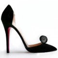 Christian Louboutin Helmut 100mm Special Occasion Black