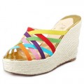 Christian Louboutin Crepon 140mm Wedges Multicolor