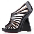 Christian Louboutin Disqueen 120mm Wedges Black