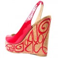 Christian Louboutin Marpop 120mm Wedges Red