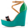 Christian Louboutin Si Ma Zeppa 140mm Wedges Multicolor