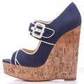 Christian Louboutin Melides 140mm Wedges Navy