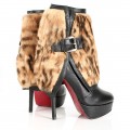 Christian Louboutin Armony 140mm Ankle Boots Leopard