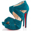 Christian Louboutin Bandra 140mm Ankle Boots Caraibes