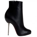 Christian Louboutin Big Lips Booty 120mm Ankle Boots Black