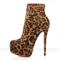 Christian Louboutin Daf Booty 160mm Ankle Boots Leopard