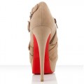 Christian Louboutin Mad Marta 140mm Ankle Boots Beige