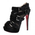 Christian Louboutin Mad Marta 140mm Ankle Boots Black