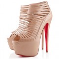 Christian Louboutin Zoulou 160mm Ankle Boots Nude