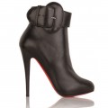 Christian Louboutin Trottinette 140mm Ankle Boots Chocolate