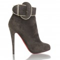 Christian Louboutin Trottinette 140mm Ankle Boots Brown
