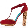 Christian Louboutin Minochon 120mm Ankle Boots Moroccan Red