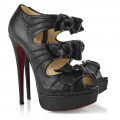 Christian Louboutin Madame Butterfly 140mm Ankle Boots Black