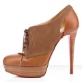 Christian Louboutin Gilet 140mm Ankle Boots Camel