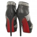 Christian Louboutin Multi Booty 140mm Ankle Boots Grey