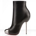 Christian Louboutin Metaliboot 120mm Ankle Boots Black
