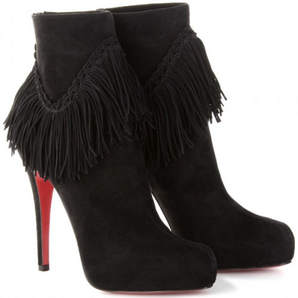 Christian Louboutin Rom 120mm Ankle Boots Black