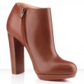 Christian Louboutin Rock And Gold 120mm Ankle Boots Brown