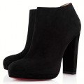 Christian Louboutin Rock And Gold 120mm Ankle Boots Black