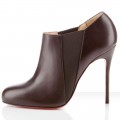Christian Louboutin Lastoto 100mm Ankle Boots Chocolate