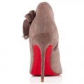 Christian Louboutin Mrs Baba 100mm Ankle Boots Taupe