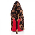 Christian Louboutin Dugueclina 100mm Ankle Boots Leopard