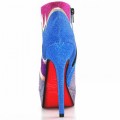 Christian Louboutin Ziggy 140mm Ankle Boots Multicolor