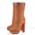 Christian Louboutin Step N Roll 140mm Boots Camel