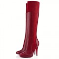 Christian Louboutin Ysa 100mm Boots Red