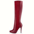 Christian Louboutin Ysa 100mm Boots Red