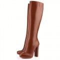 Christian Louboutin MiraBelle 120mm Boots Brown