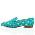 Christian Louboutin Rolling Spikes Loafers Caraibes