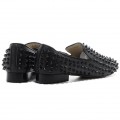 Christian Louboutin Rolling Spikes Loafers Black
