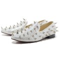 Christian Louboutin Rollergirl Loafers White