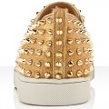 Christian Louboutin Roller Boat Loafers Gold
