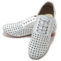 Christian Louboutin Fred Spikes Loafers White