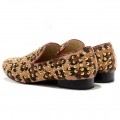 Christian Louboutin Rollerboy Spikes Loafers Leopard