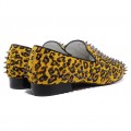 Christian Louboutin Rollerboy Spikes Loafers Gold