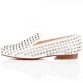 Christian Louboutin Rollerboy Spikes Loafers White