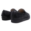 Christian Louboutin Roller Boat Spikes Loafers Black
