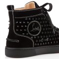 Christian Louboutin Louis Spikes Sneakers Black