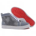 Christian Louboutin Louis Rhinestones Sneakers Grey