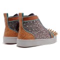 Christian Louboutin Louis Spikes Sneakers Multicolor