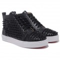 Christian Louboutin Louis Spikes Sneakers Black