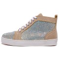 Christian Louboutin Louis Strass Sneakers Taupe