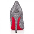 Christian Louboutin Simple 100mm Pumps Silver