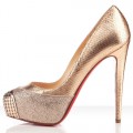 Christian Louboutin Maggie 140mm Pumps Gold
