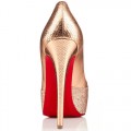 Christian Louboutin Maggie 140mm Pumps Gold